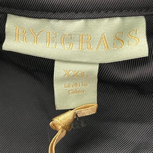 RYEGRASS Black Sequin Evening Jacket Puff Sleeve Shoulder Pads, NWT. Size XXL - Picture 9 of 11